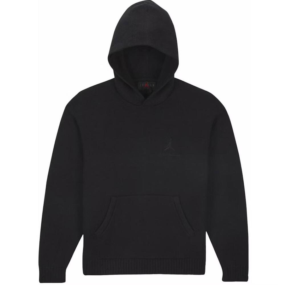 NWT Air Jordan x A Ma Maniére Wool Hoodie Sweater Black Sz Men's Large $300 MSRP